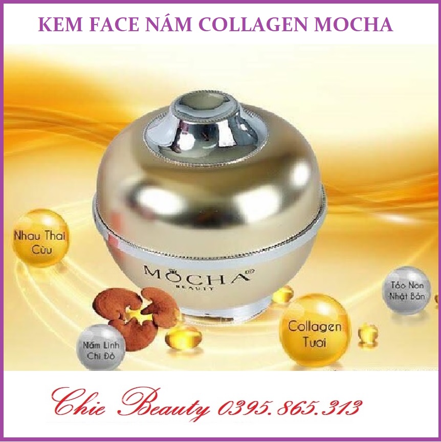 Kem trị nám Face Collagen tảo non Mocha