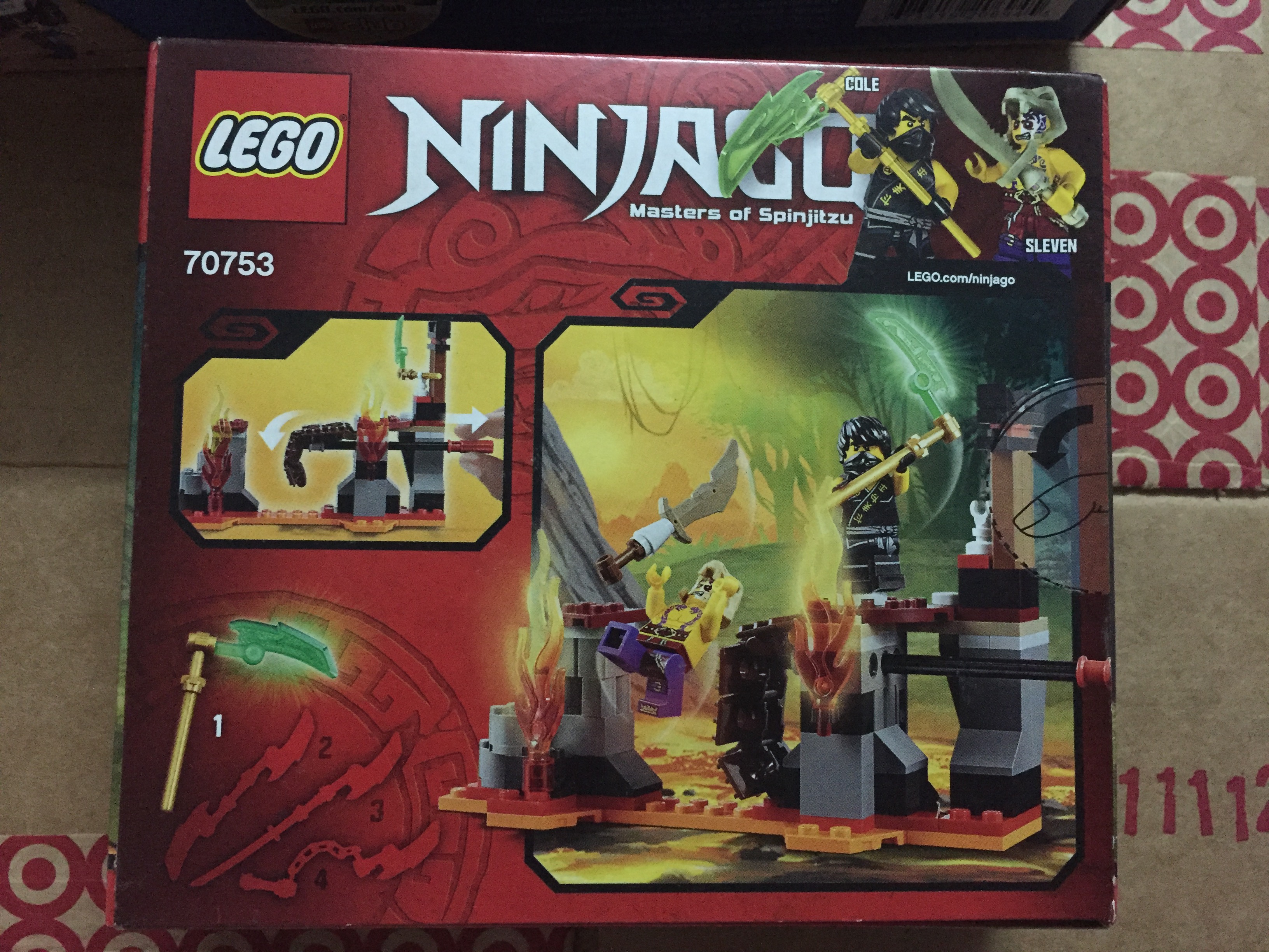 Mô Hình LEGO Ninjago 70753 - Thác Nham Thạch