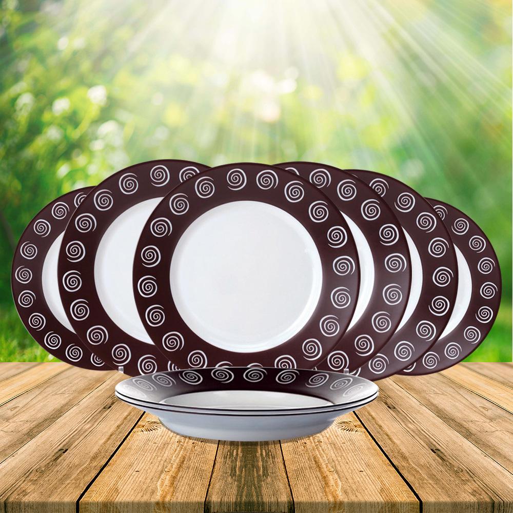 Đĩa thủy tinh Luminarc Sirocco Brown