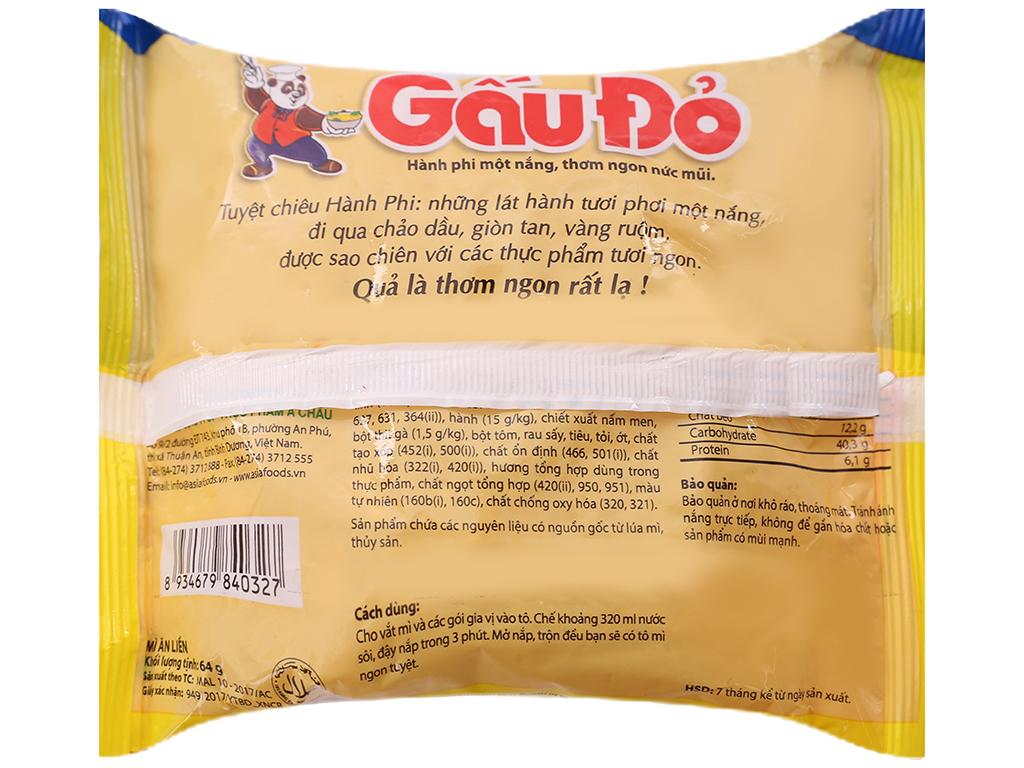 Mì gà Gấu Đỏ thùng 30 gói x 64g