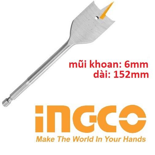 MŨI KHOAN GỖ ĐẦU DẸP INGCO DBW2210601