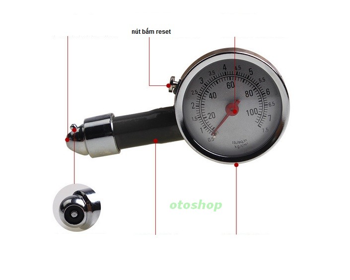 Đồng hồ đo áp suất lốp xe