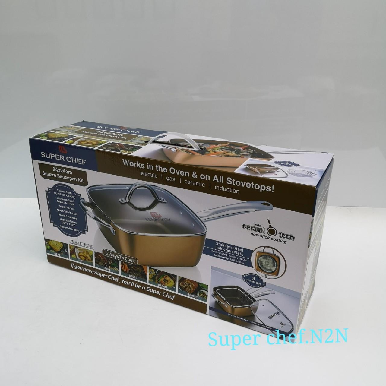 BỘ QUÁNH VUÔNG SUPER CHEF SC-G2024S