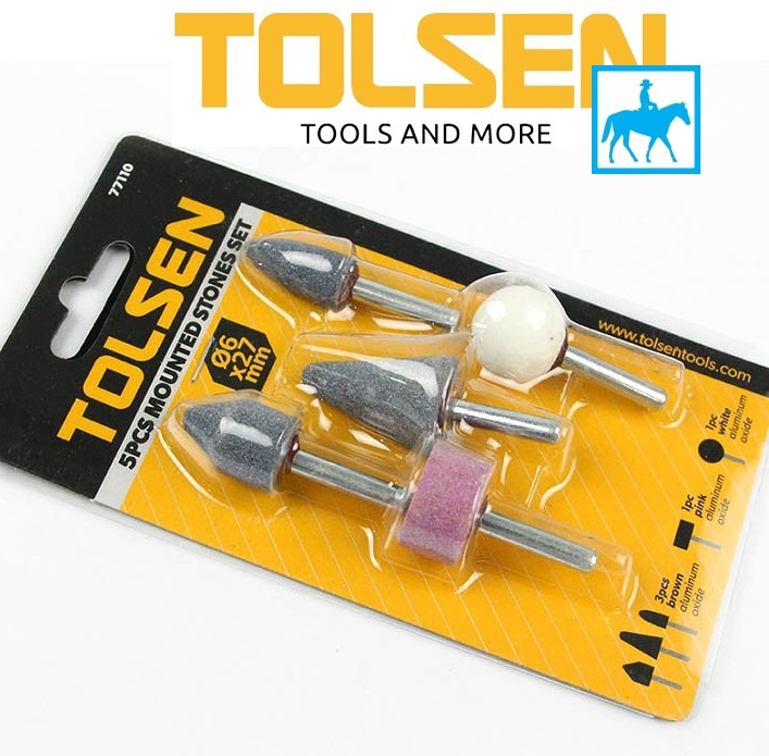 Bộ 5 mũi đá mài Tolsen 77110
