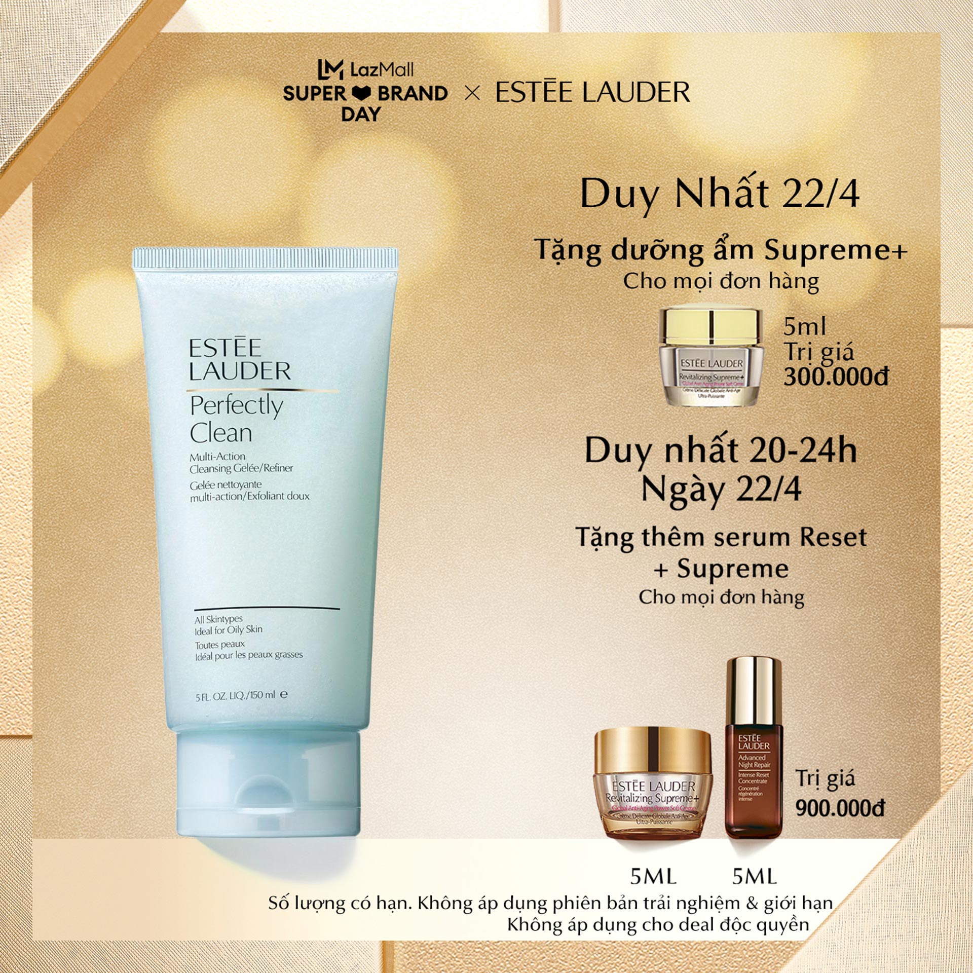Sữa rửa mặt Estée Lauder Perfect Clean 150 ml