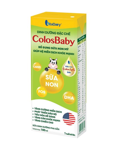 Sữa bột Colosbaby 180ml Lốc 4 hộp