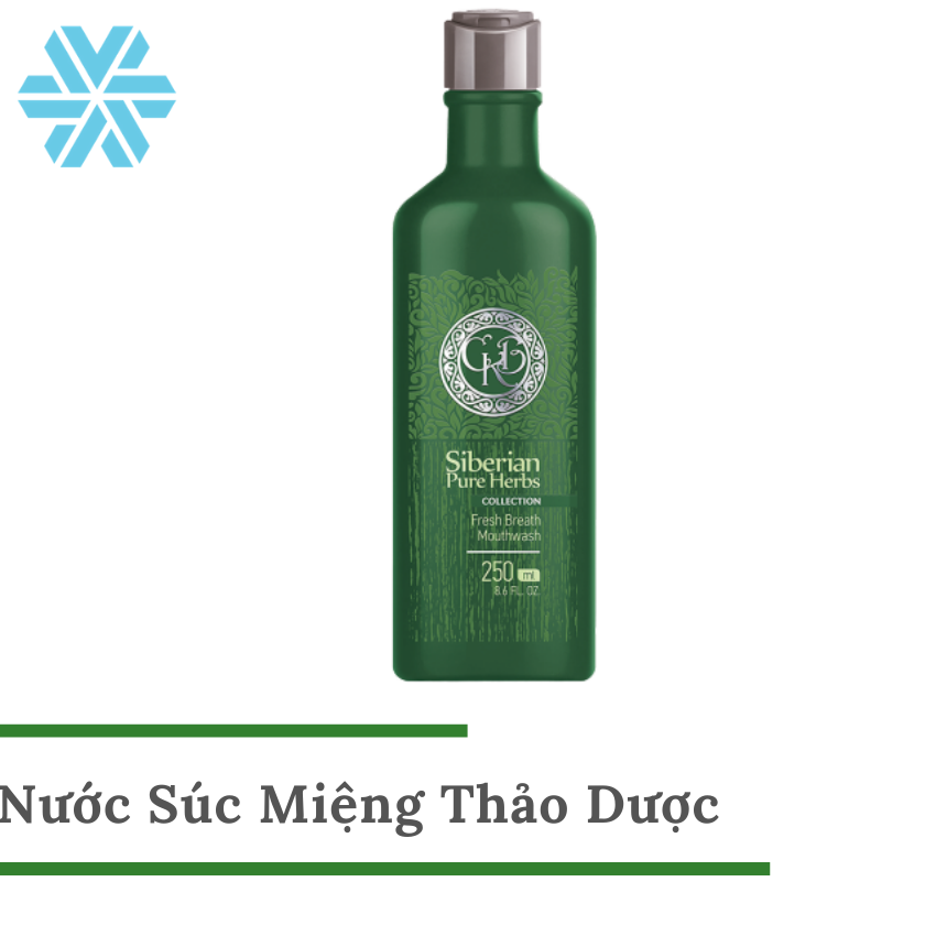 Nước súc miệng Siberian Pure Herbs 250ml