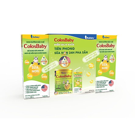 Sữa bột Colosbaby 180ml Lốc 4 hộp