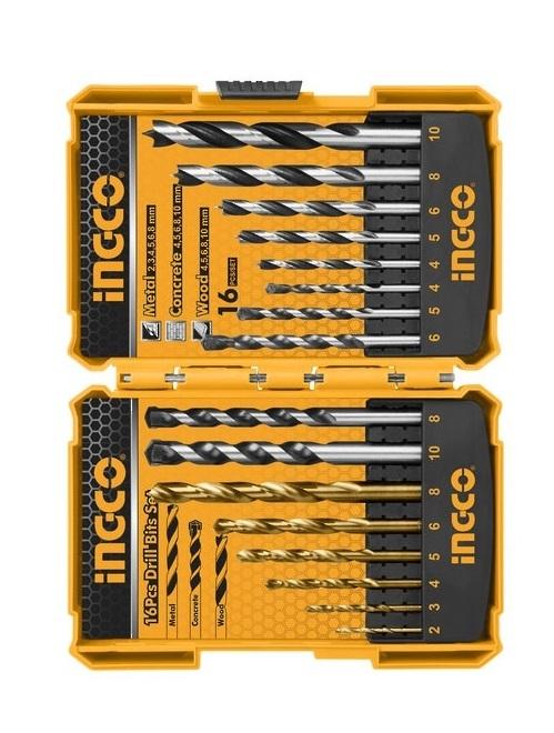BỘ 16 MŨI KHOAN INGCO AKD9165