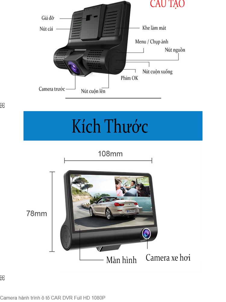 Camera hành trình GT-618 1080HD