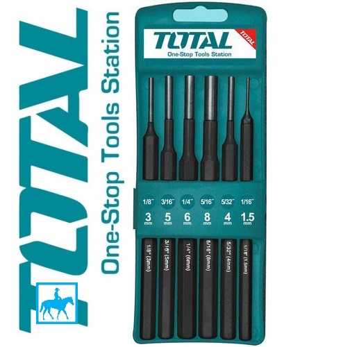 Bộ 6 cây đục tròn Total THT42K0601