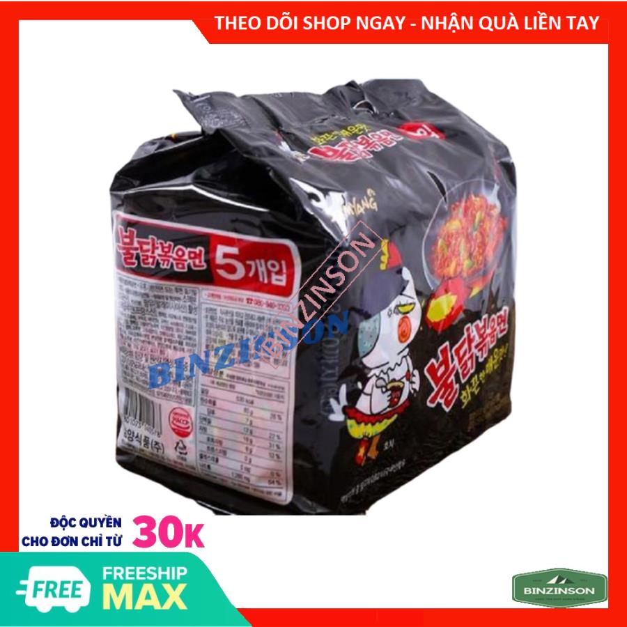 Mì Cay SamYang truyền thống 140g combo 15 gói