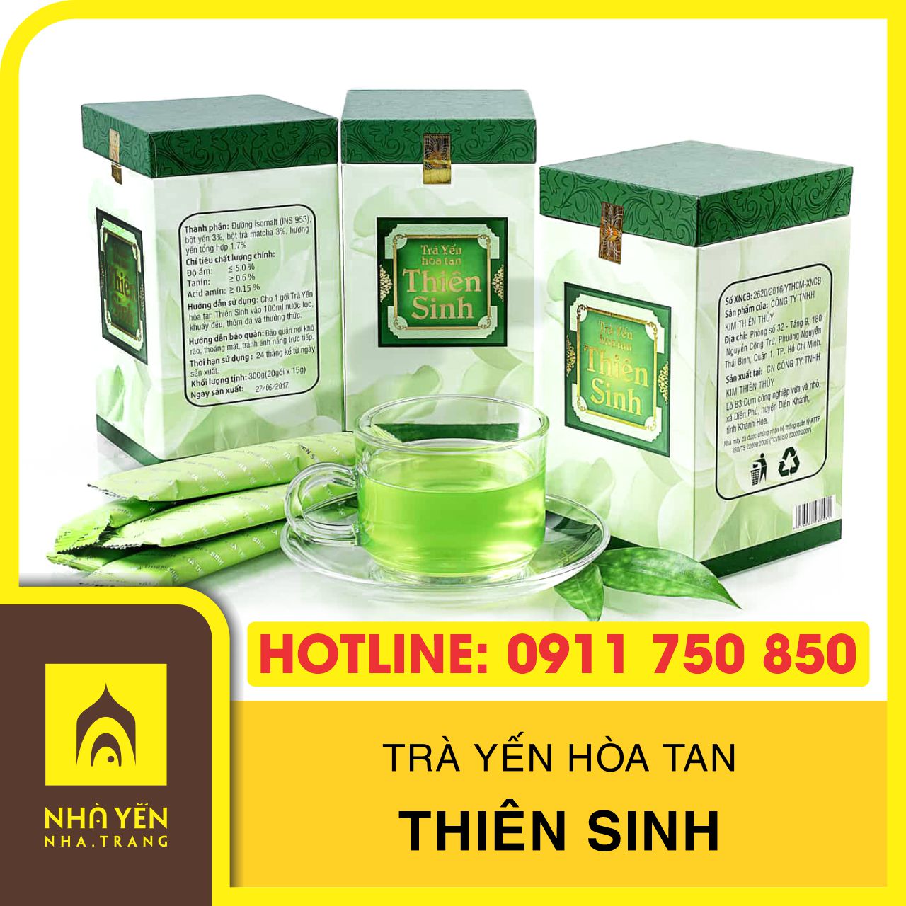 Trà yến Thiên Sinh 20 gói