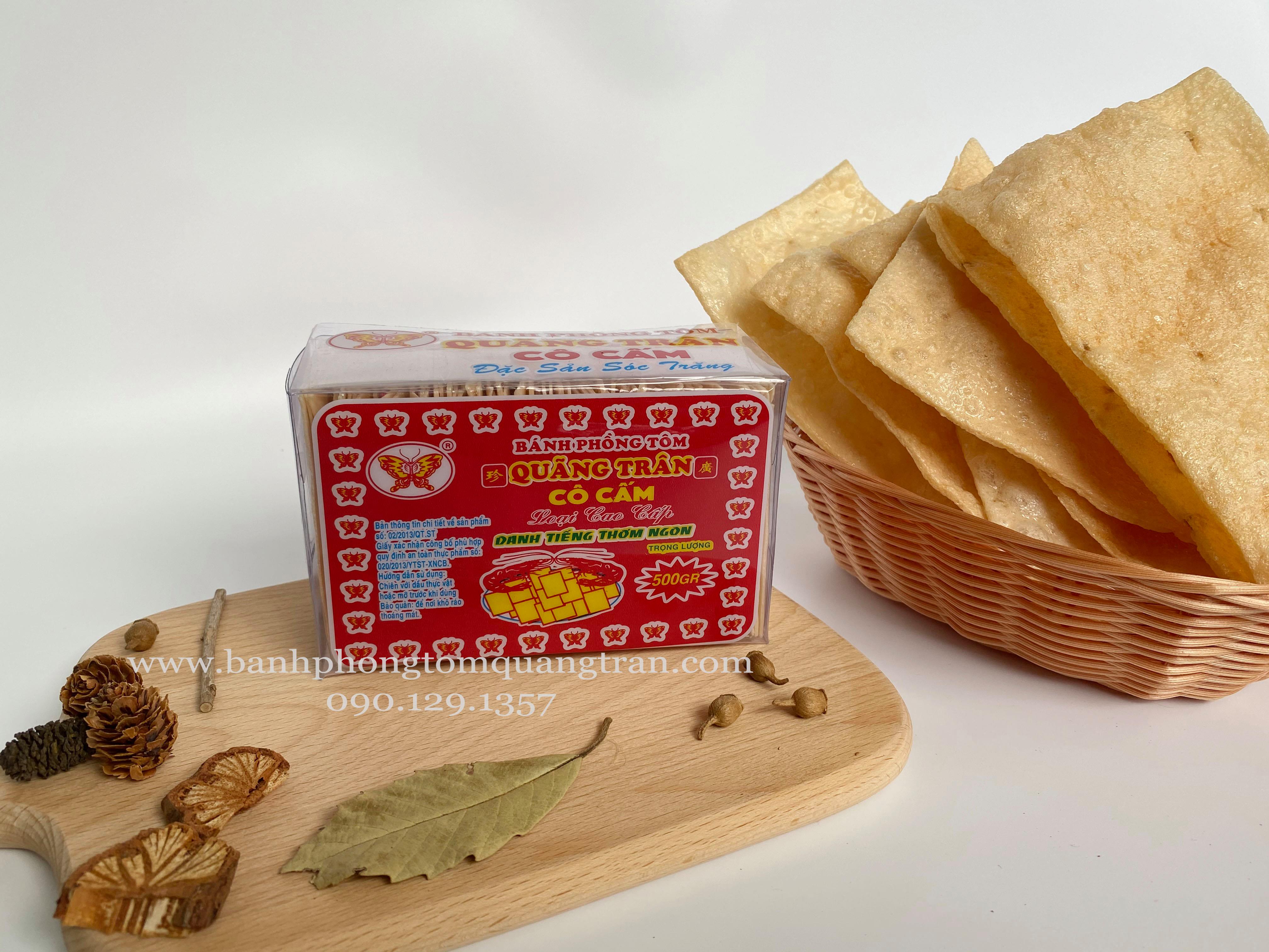 Bánh phồng tôm Quãng Trân