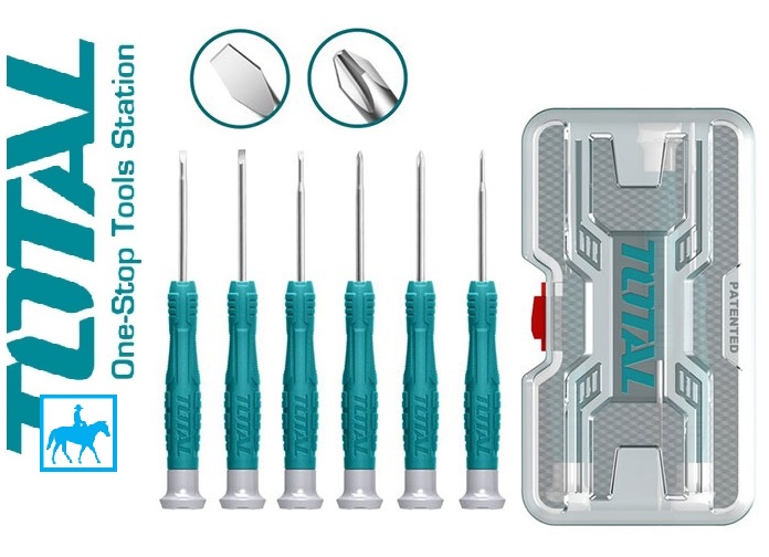 BỘ TUA VÍT 6 CHI TIẾT TOTAL THT250PS0601