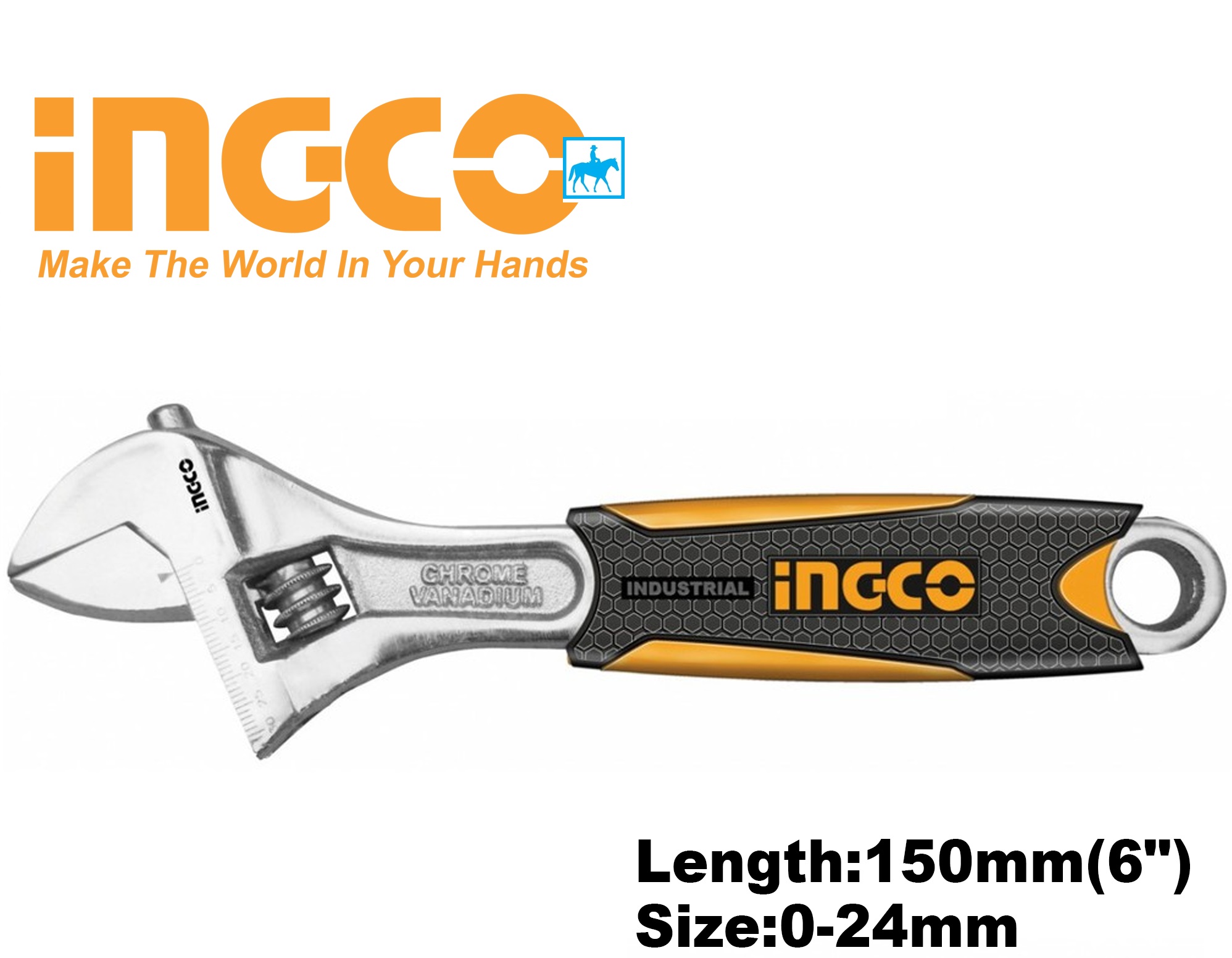 Mỏ lết Ingco HADW131068