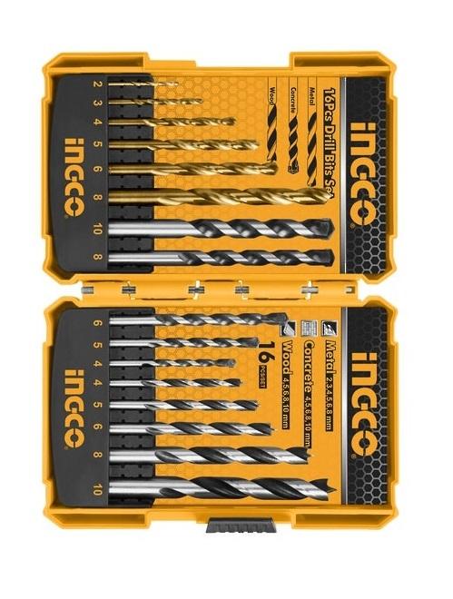 BỘ 16 MŨI KHOAN INGCO AKD9165