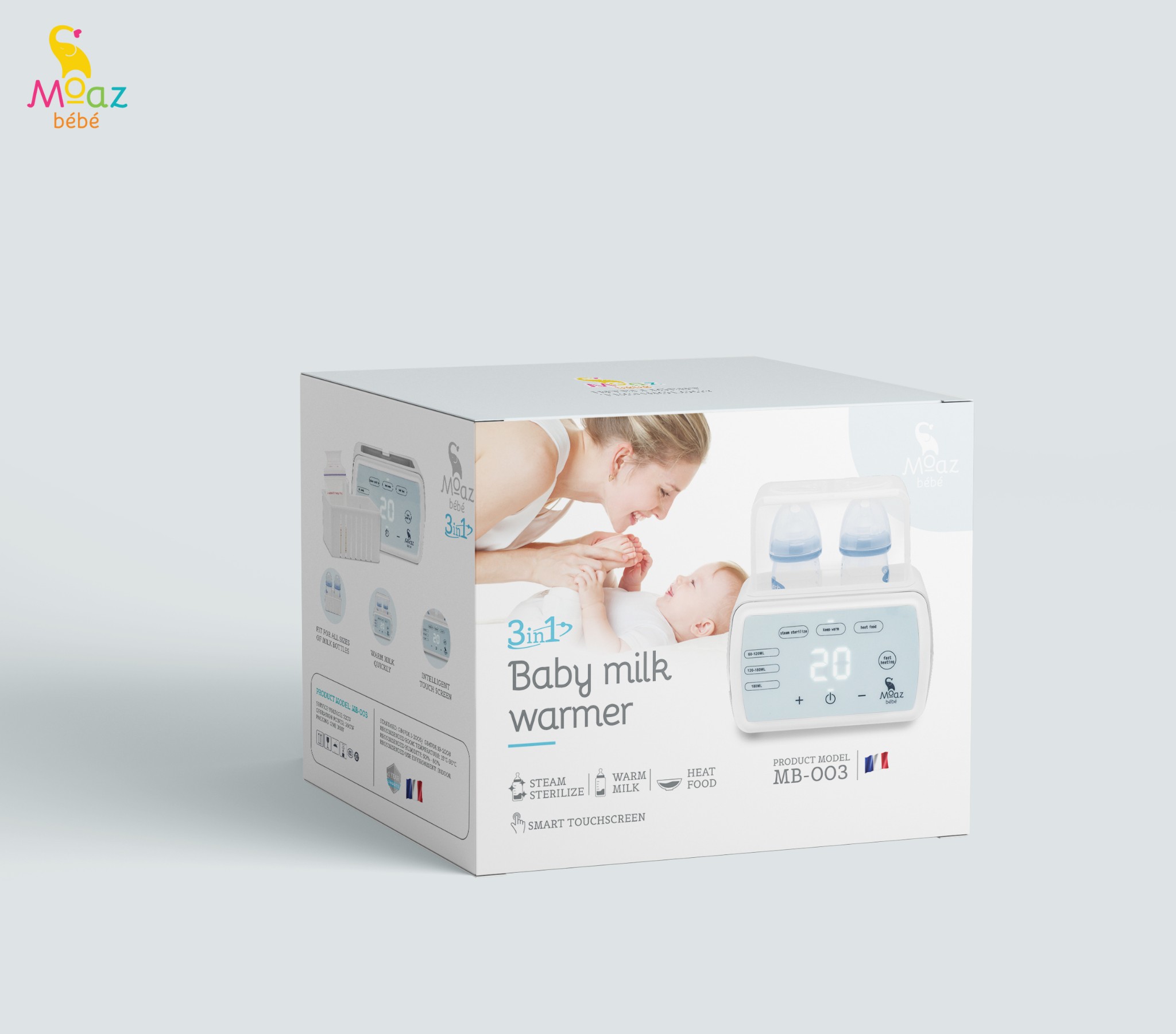 Máy hâm sữa Moaz Bebe MB-003