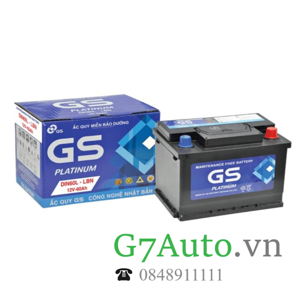 Ắc quy GS DIN60R/DIN60L/DIN60