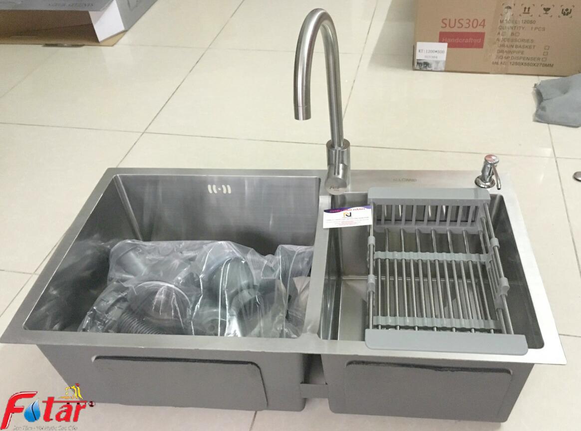 Combo 4 Sản Phẩm Chậu Rửa Chén Bát INOX 304 N7-8245