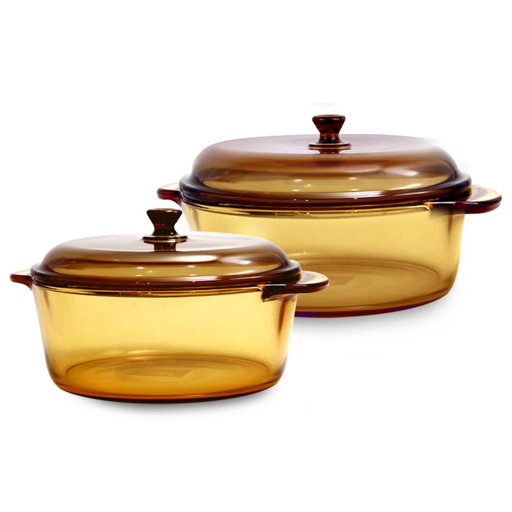 Bộ nồi thủy tinh Luminarc Amberline 2L, 3.5L ABL2A