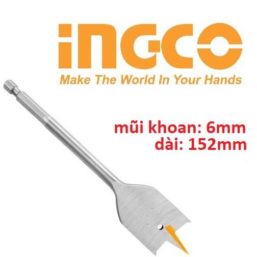 MŨI KHOAN GỖ ĐẦU DẸP INGCO DBW2210601
