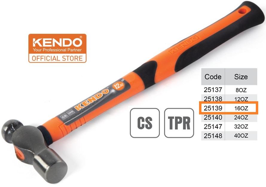 BÚA ĐẦU TRÒN KENDO 25139