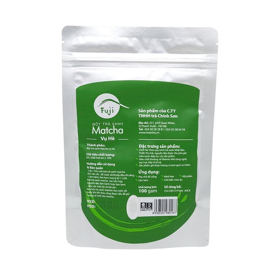 Bột Fuji Matcha trà xanh 100g