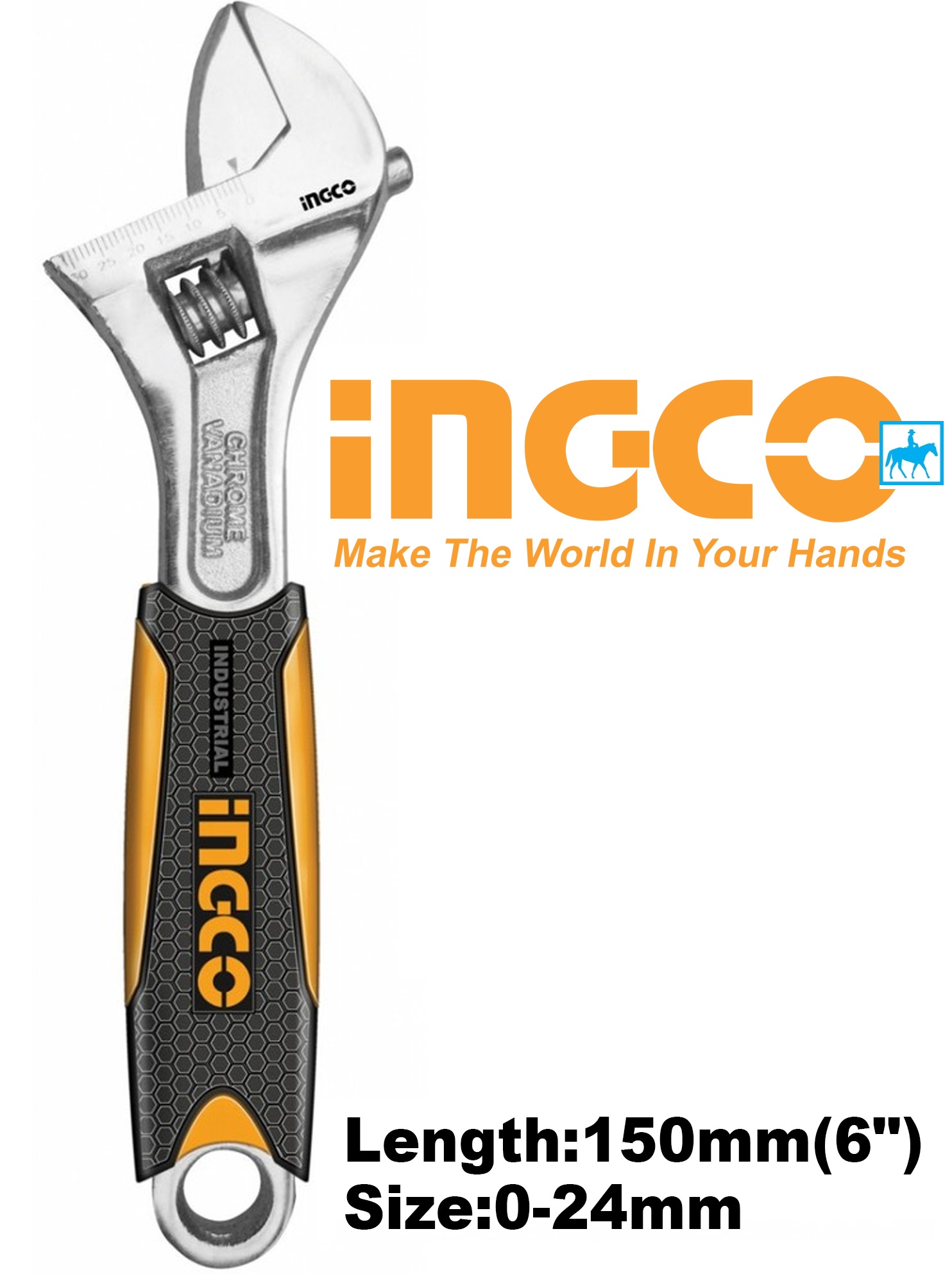 Mỏ lết Ingco HADW131068