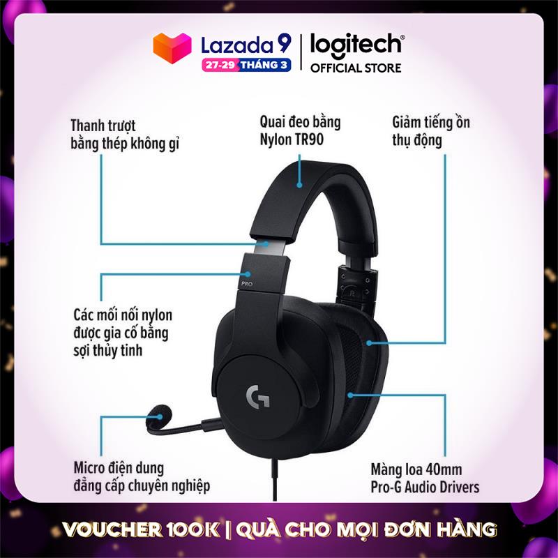 Tai nghe Logitech G Pro Gaming