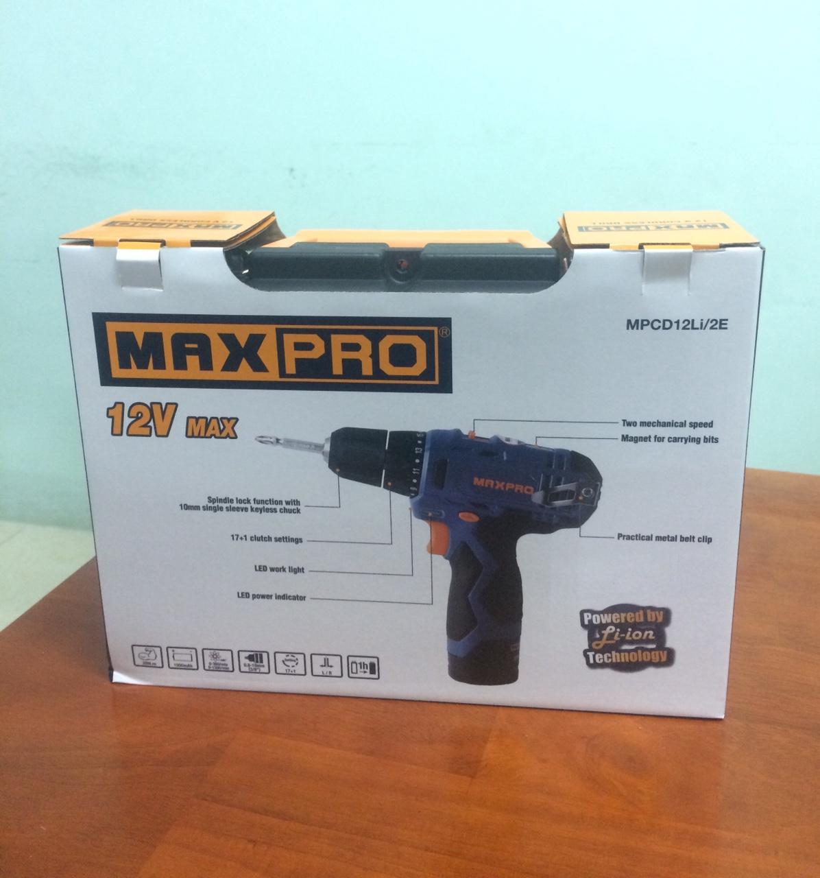 MÁY KHOAN PIN MAXPRO MPCD12LI