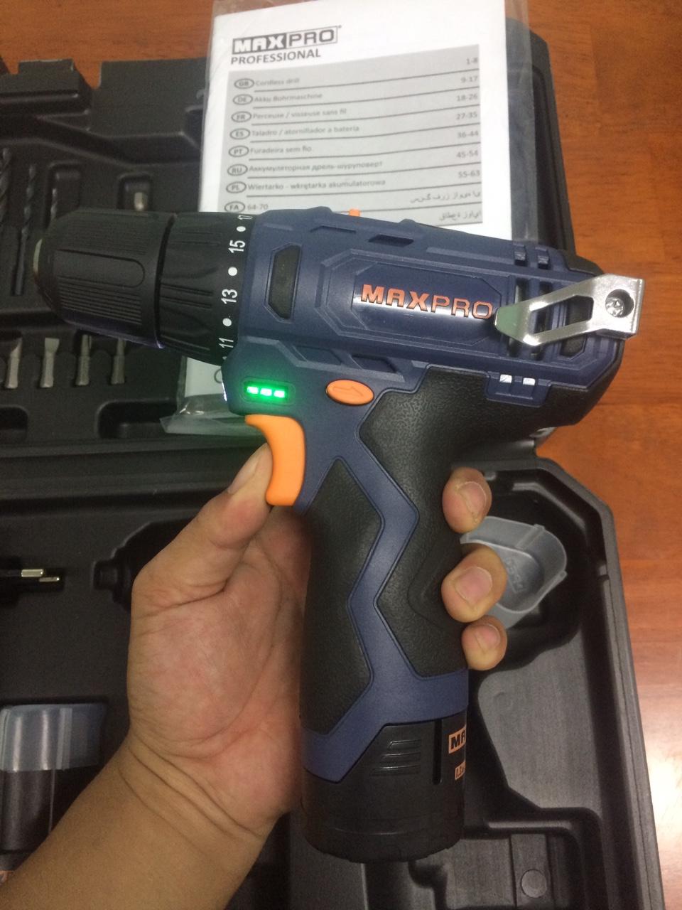 MÁY KHOAN PIN MAXPRO MPCD12LI