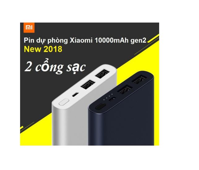 Pin sạc dự phòng Xiaomi Gen 2 - 10.000mAh