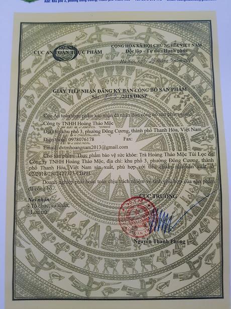 Trà Hoàng Thảo Mộc