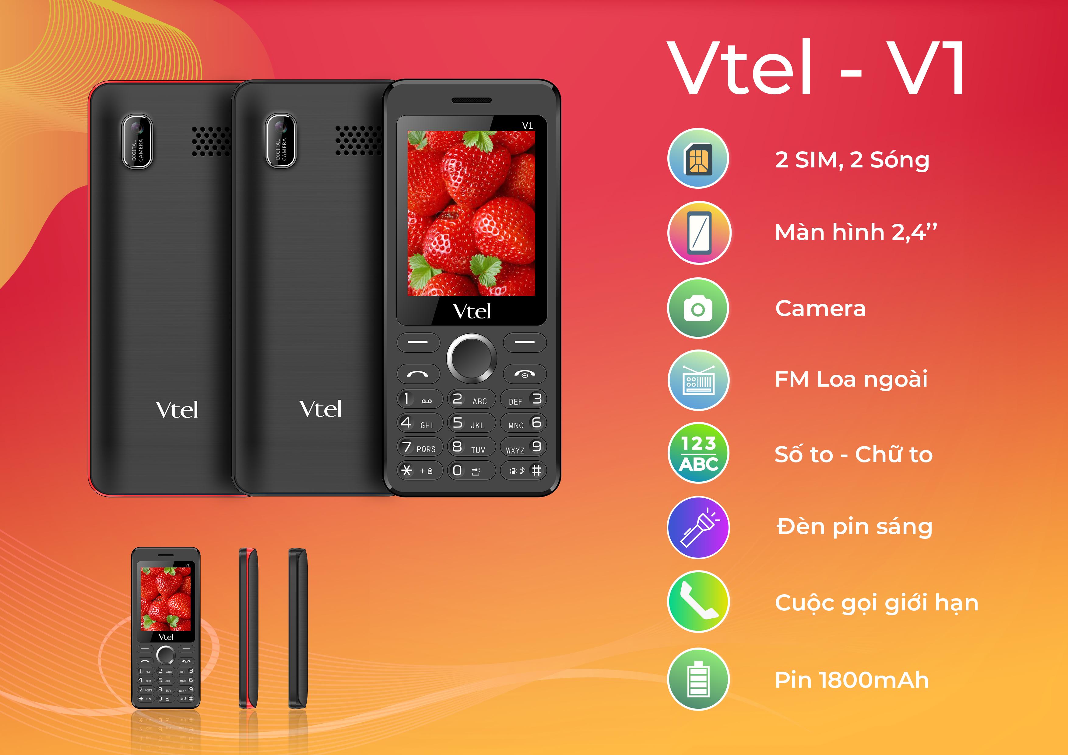 Điện thoại Vtel V1