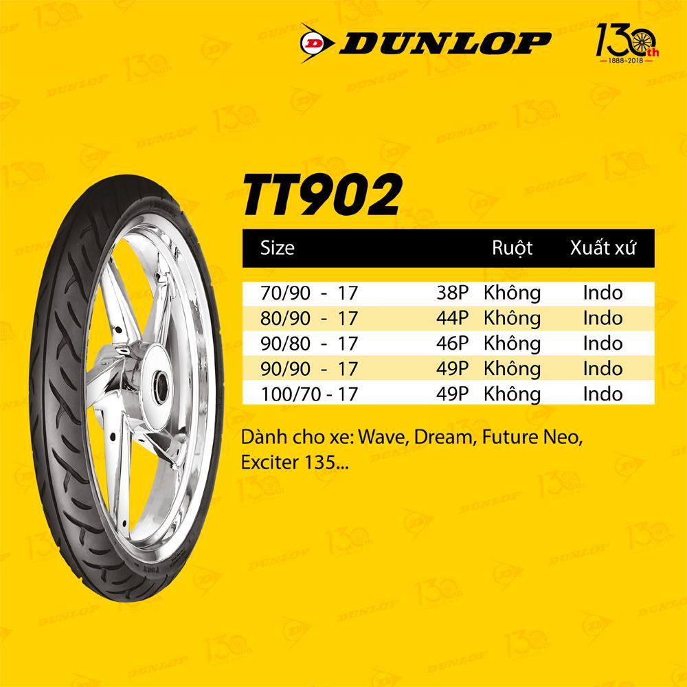 Vỏ/lốp Xe Máy Dunlop TT902 100/70-17