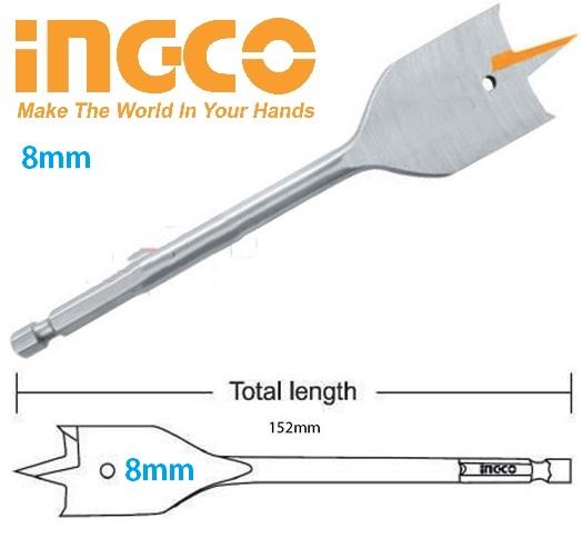 MŨI KHOAN GỖ ĐẦU DẸP INGCO DBW2210801