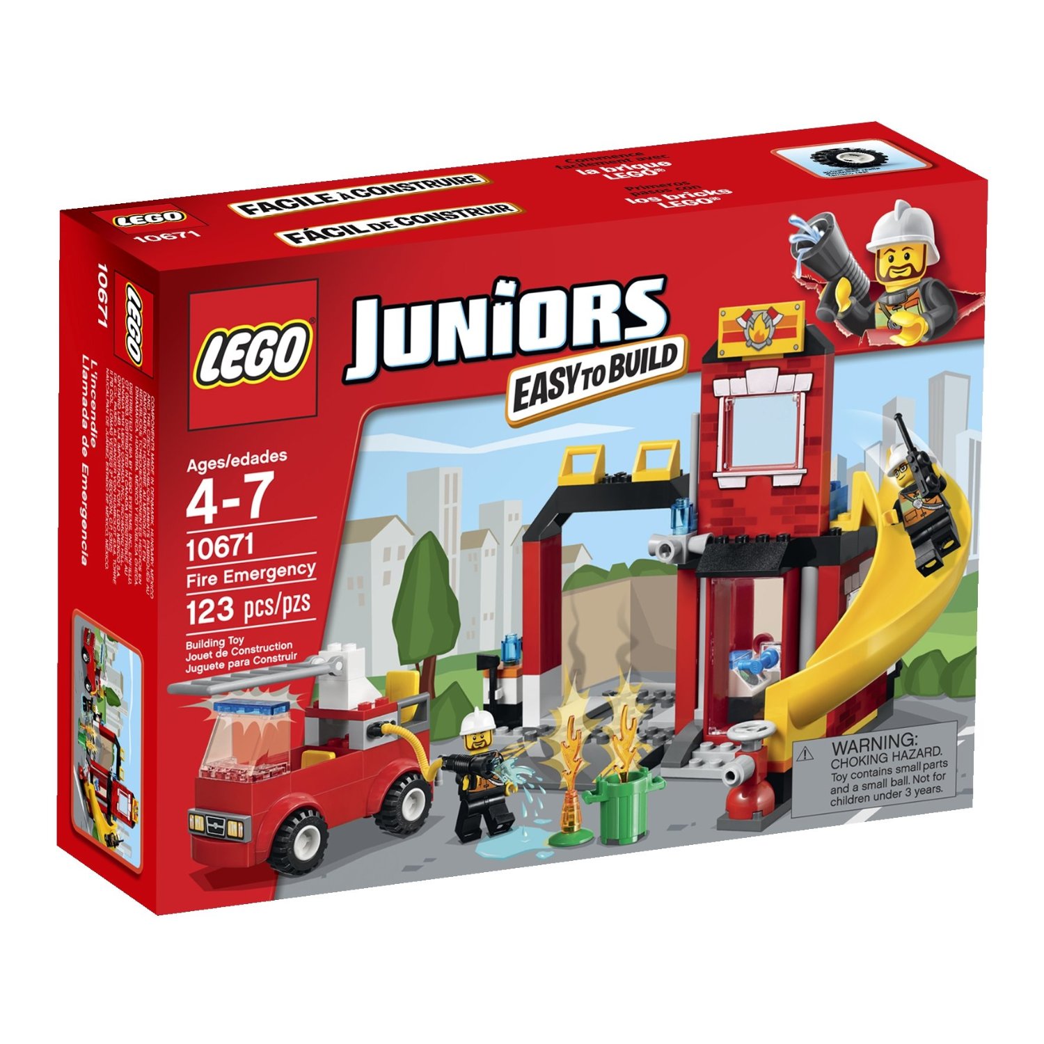 Bộ lắp ráp LEGO JUNIORS 10671 - Cứu hỏa khẩn cấp