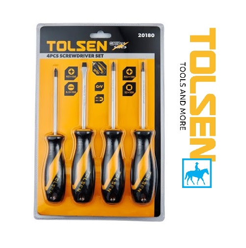 BỘ TUA VÍT 4 CHI TIẾT TOLSEN 20180