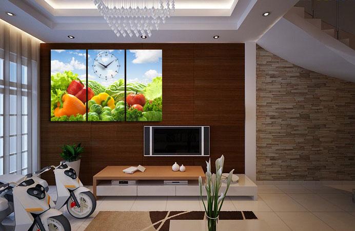 Tranh Đồng Hồ Suemall TA140702 - Thực Phẩm