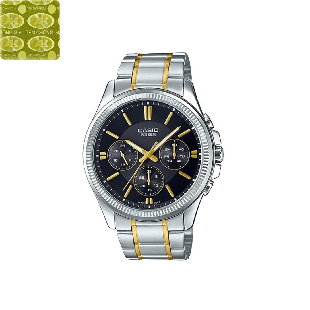 Đồng Hồ Nam Dây Thép Không Gỉ Casio MTP-1375SG-1AVDF