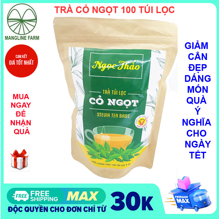 Trà Cỏ Ngọt Ngọc Thảo combo 3 gói