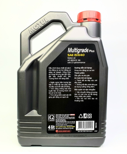 Dầu nhớt Motul Multigrade Plus 15W-40 (4L)