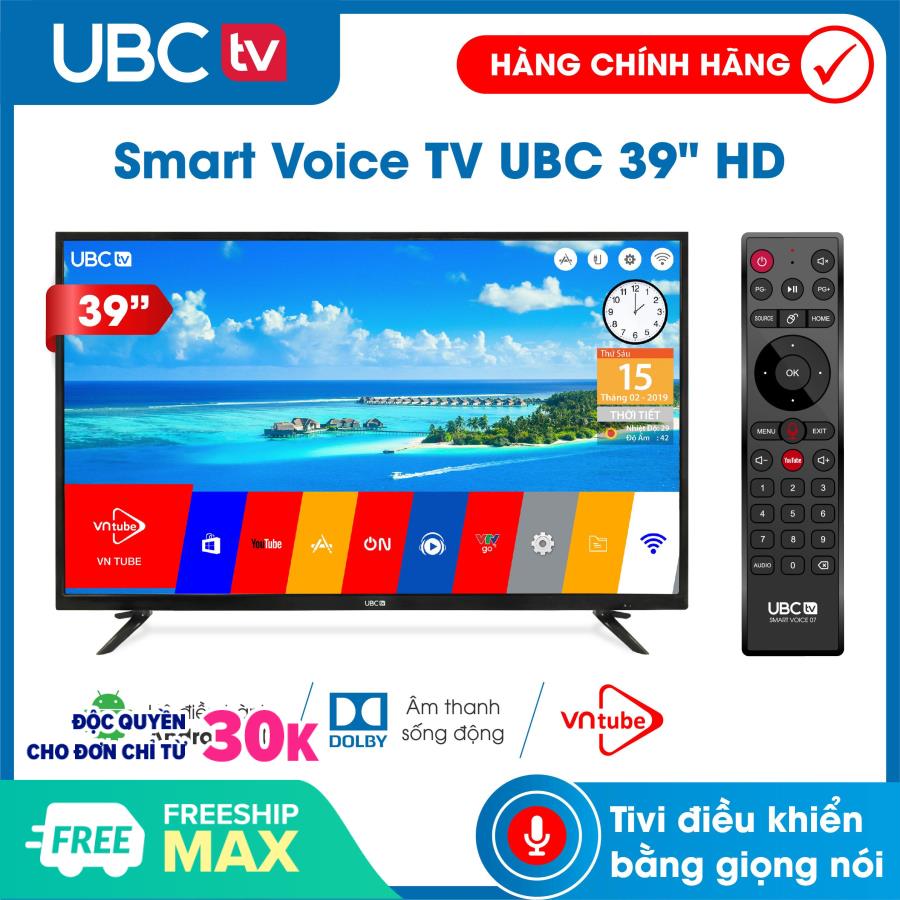 Smart tivi UBC 39V700 39inch