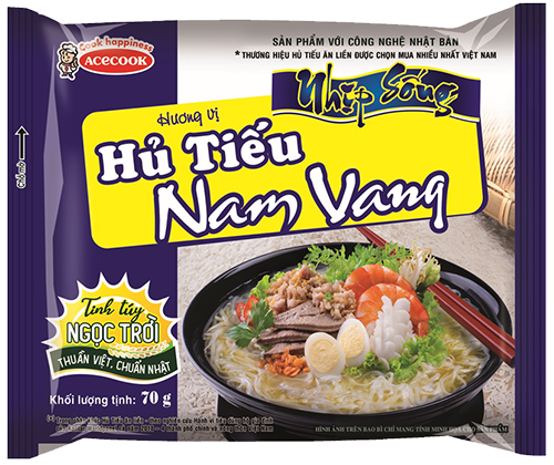 Hủ tiếu Nam Vang Nhịp Sống 70g combo 3 gói
