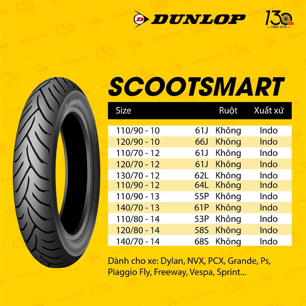 Lốp/vỏ Dunlop SCOOTSMART 140/70-14