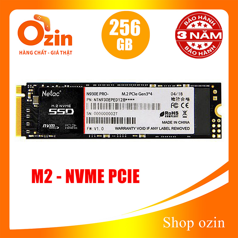 Ổ cứng SSD Netac N930E 240GB M.2 2280 PCIe NVMe