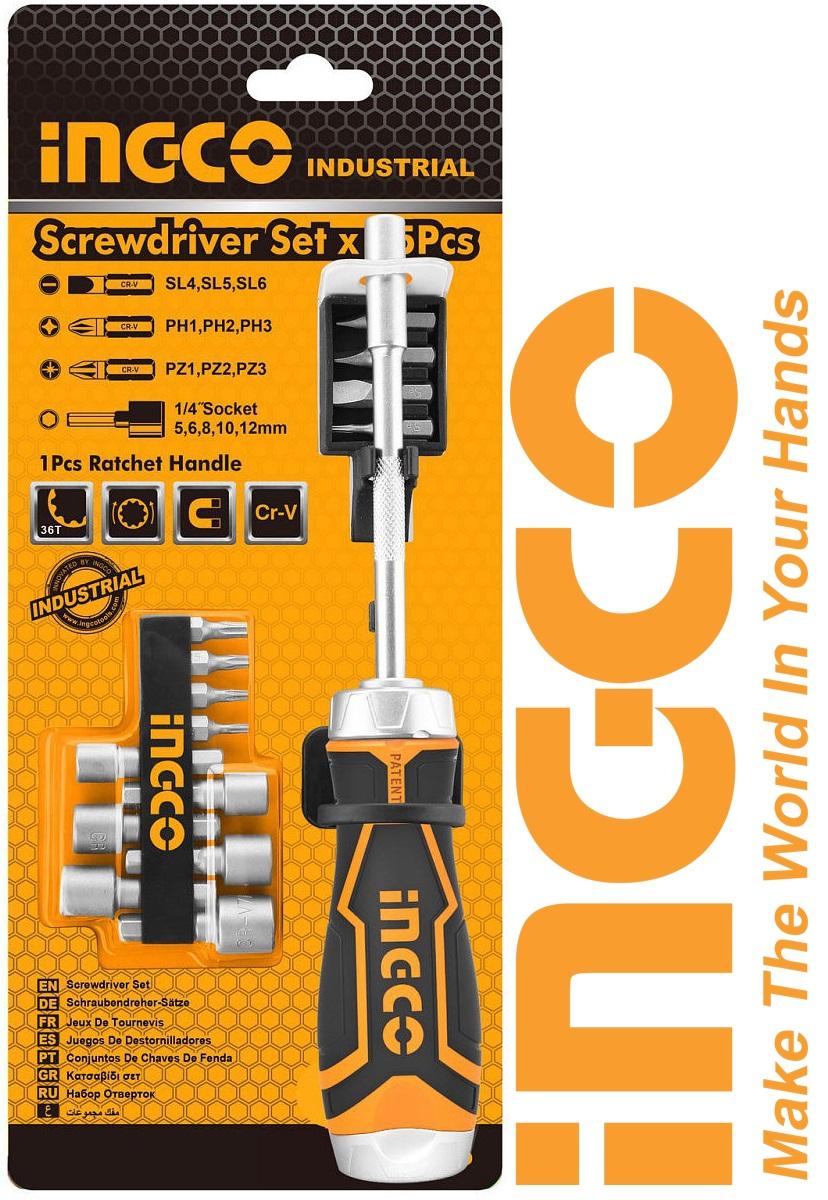 Bộ tua vít Ingco AKISD1508