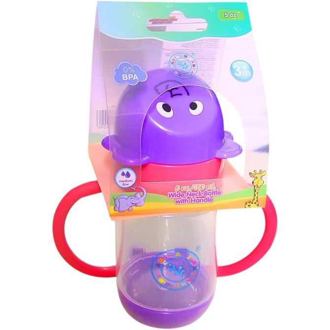 Bình cổ rộng, núm silicone Ami AM55409 - 150ml