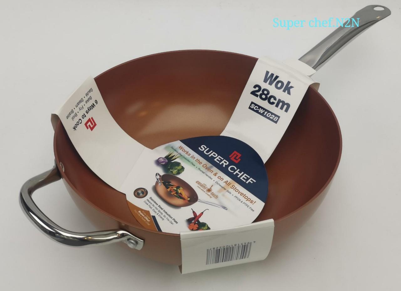 CHẢO SUPER CHEF SC-W1028 28CM
